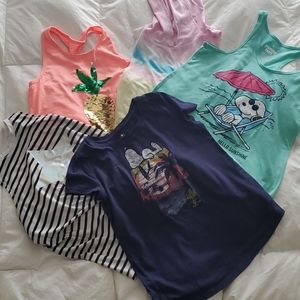 Girls Tops (5 piece bundle)
